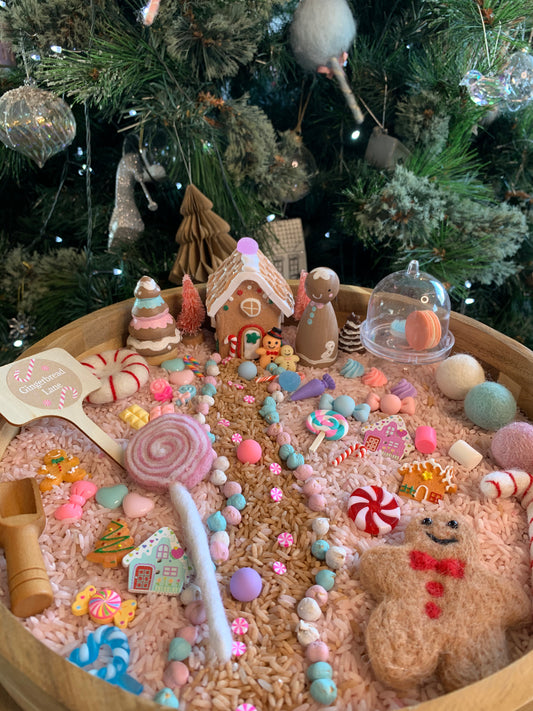 Gingerbread lane sensory kit