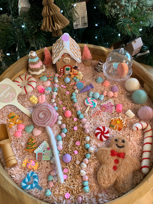 Gingerbread lane sensory kit