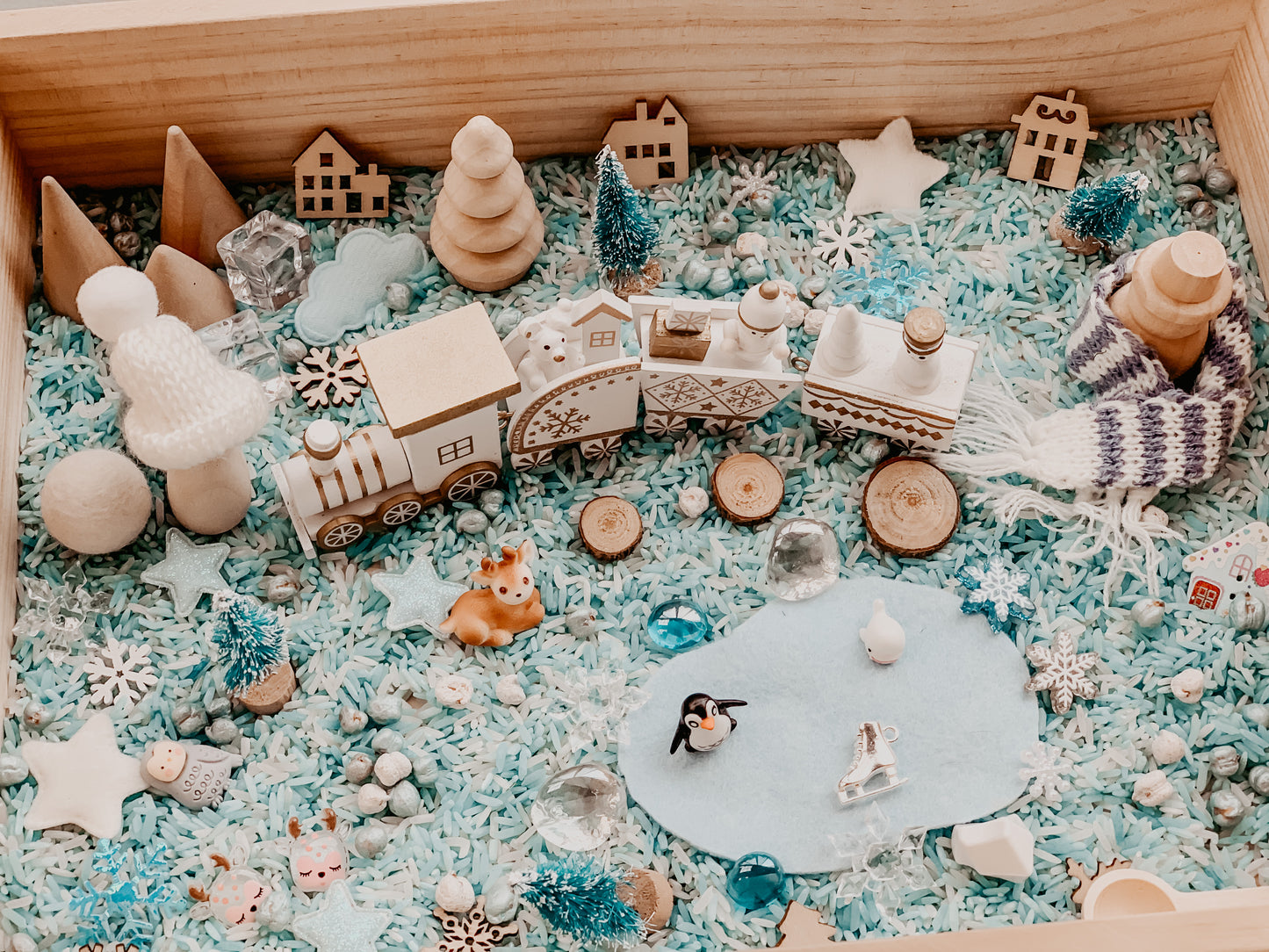 Winter wonderland Christmas sensory kit