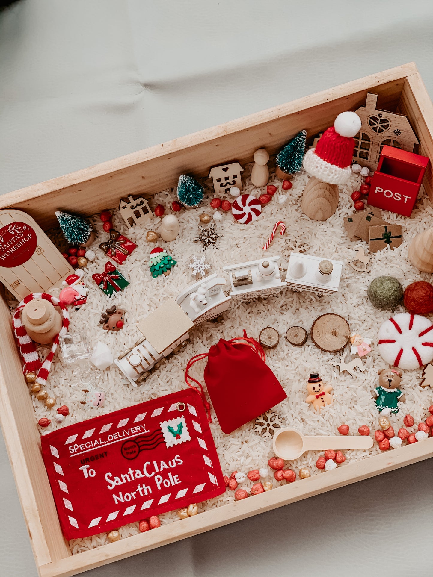 Christmas village sensory kit- (4 colour options)