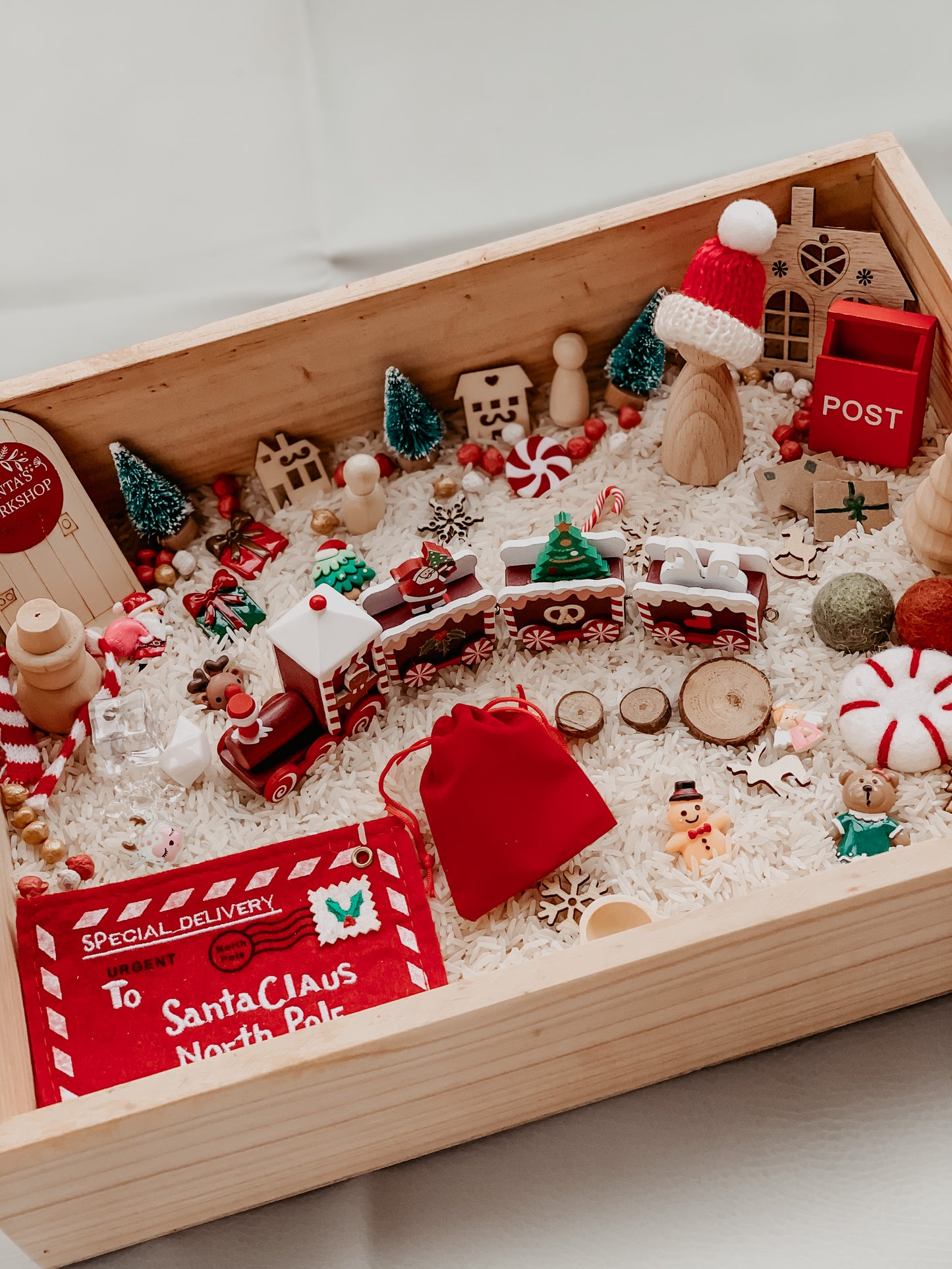 Christmas village sensory kit- (4 colour options)