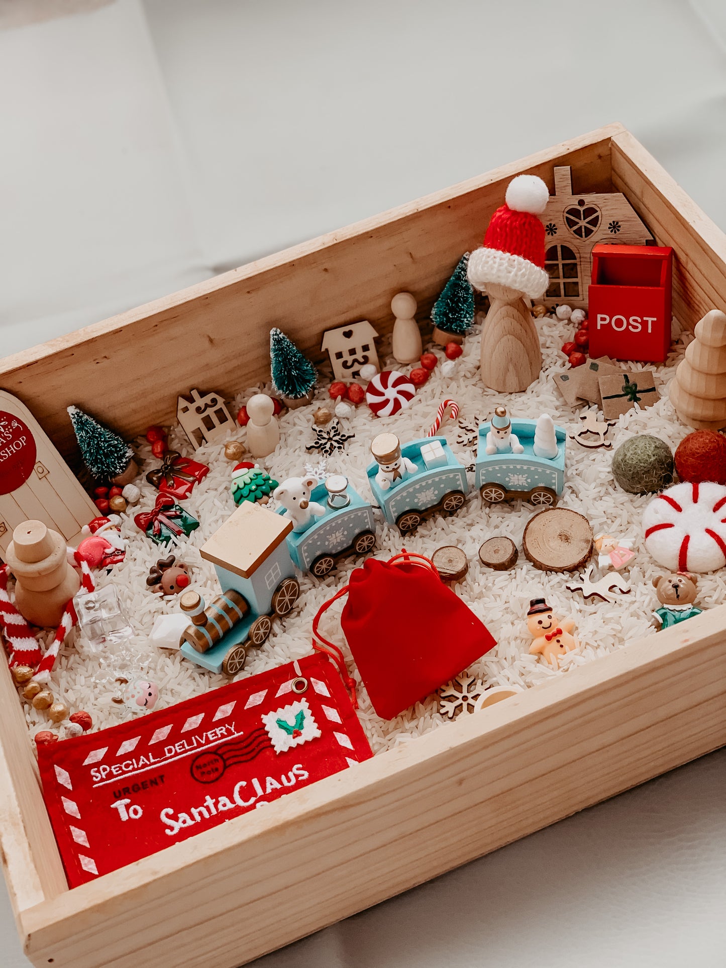 Christmas village sensory kit- (4 colour options)