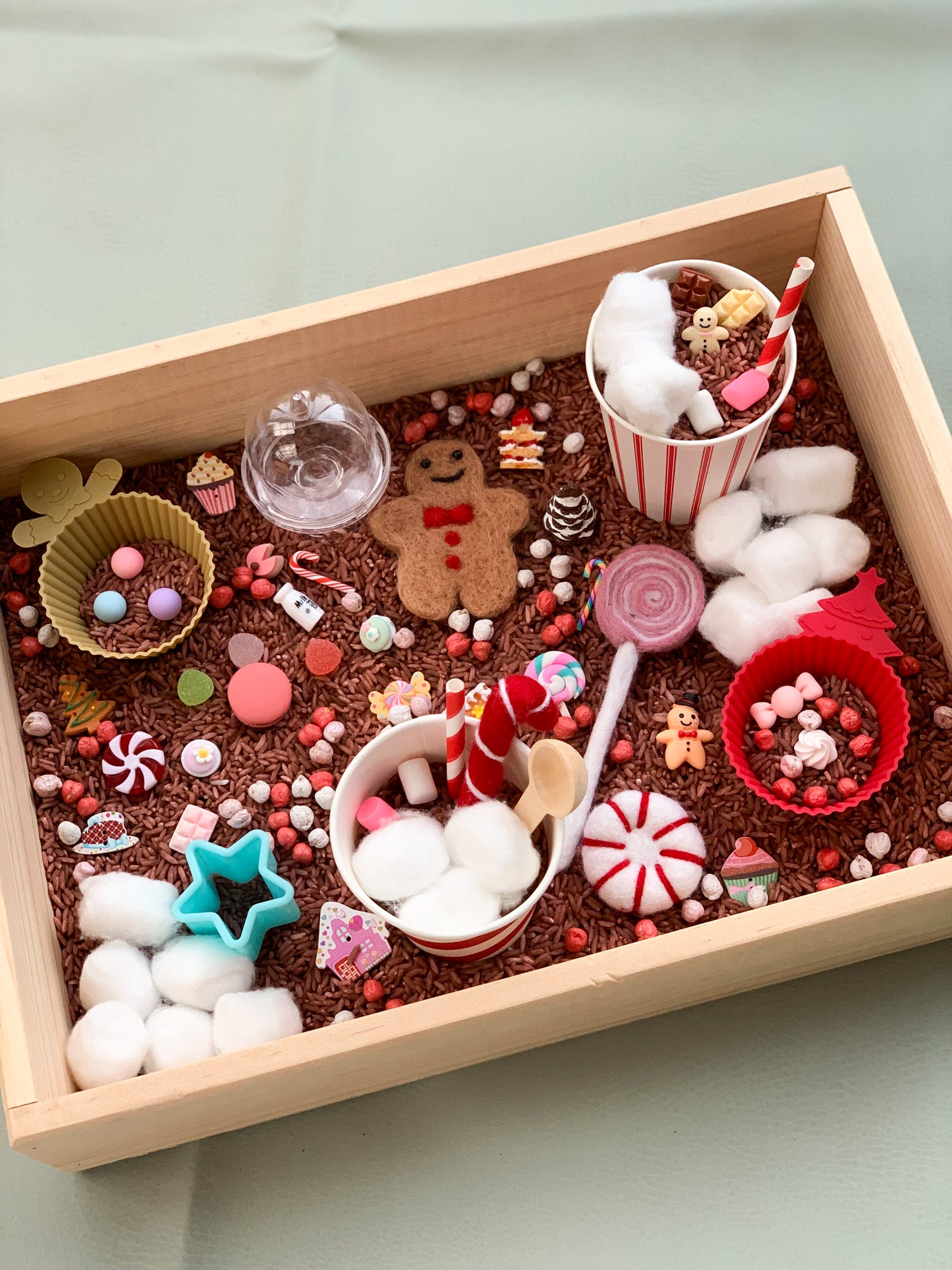 Christmas cafe sensory kit