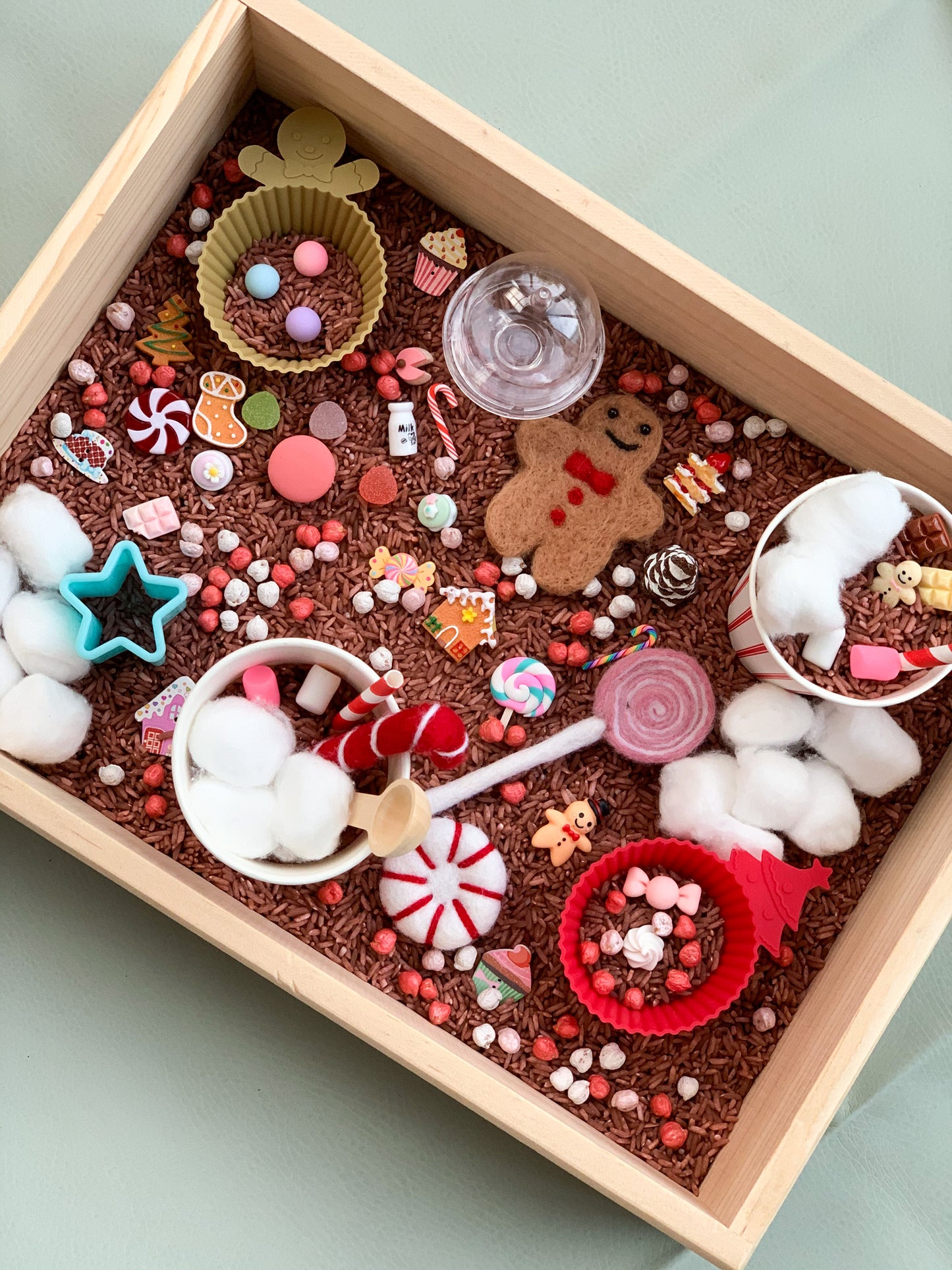 Christmas cafe sensory kit