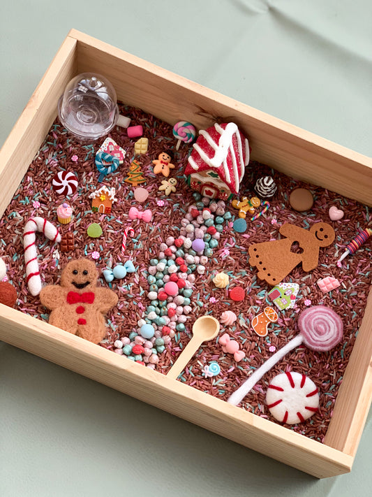 Gingerbread lane sensory kit