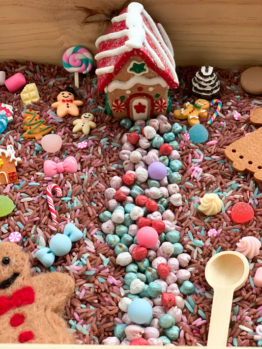 Gingerbread lane sensory kit