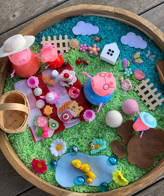 Piggy Picnic sensory kit