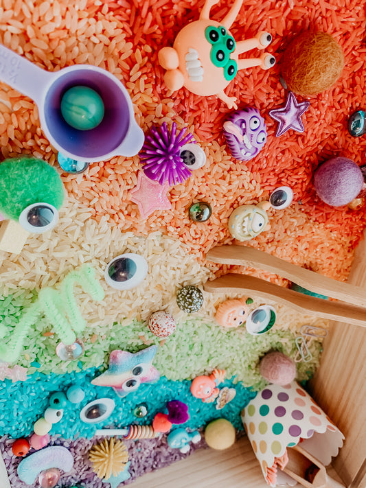 Monsters sensory kit