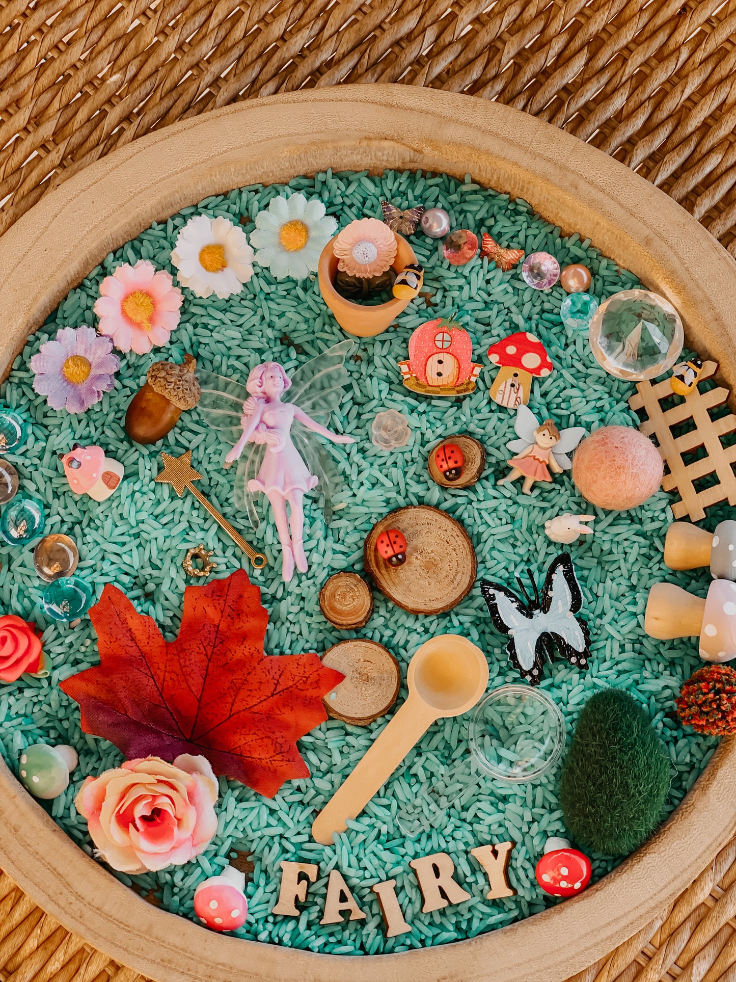 Enchanted fairy garden- mini sensory kit